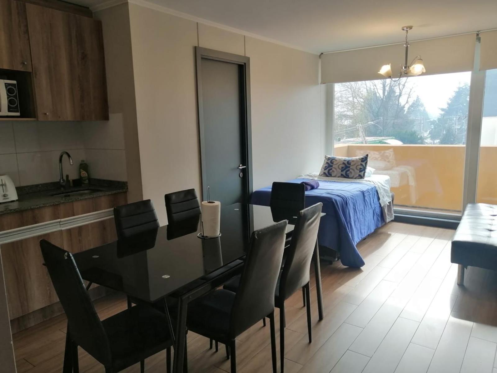 Apartamento Edificio Barcelona Familiar 5 Personas Con Estacionamiento Temuco